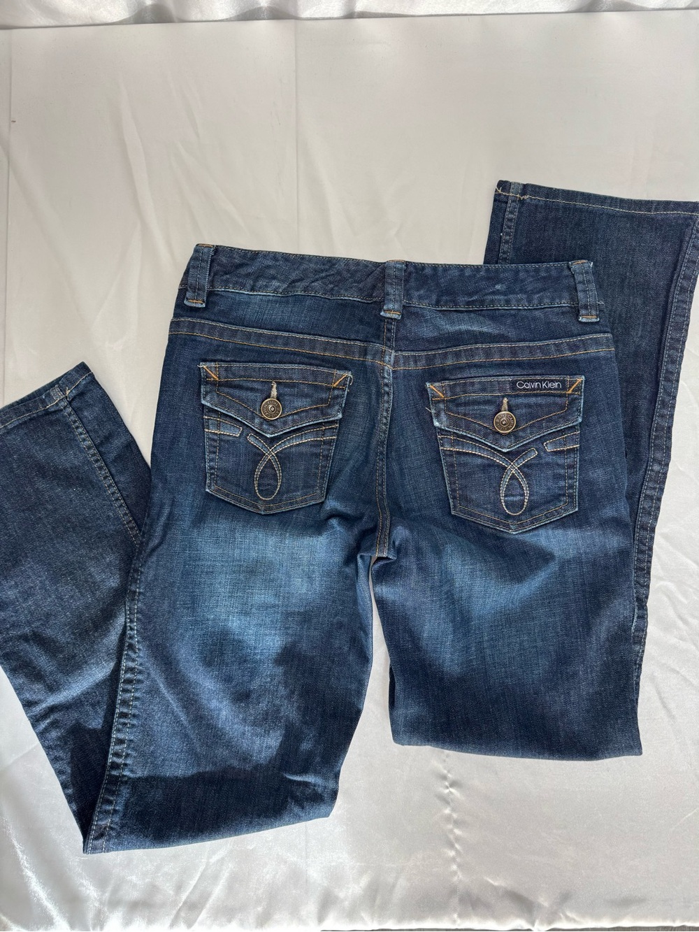 Calvin Klein Vintage Women’s Indigo Lean Boot Cut Jeans